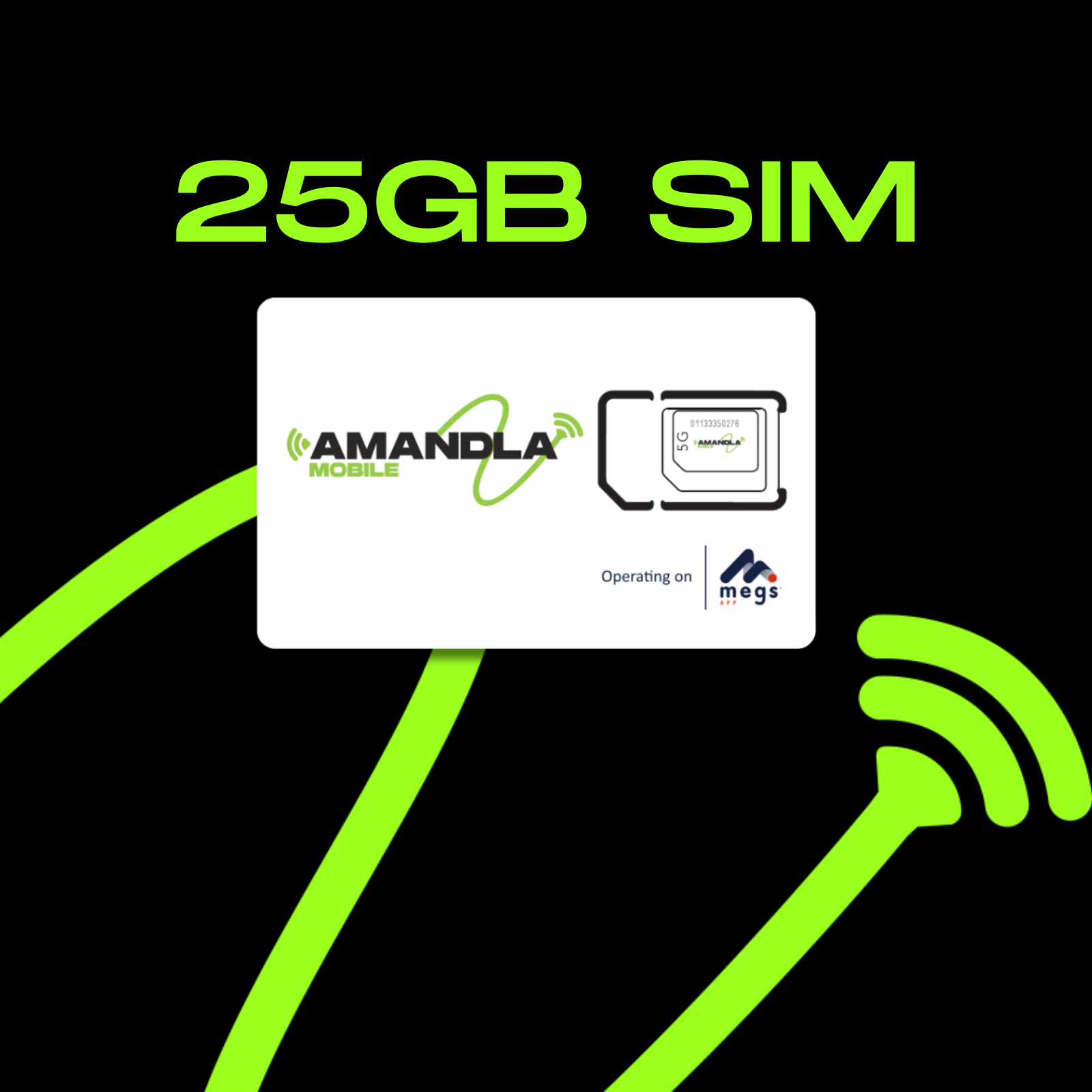 25GB SIM Card Starter Pack