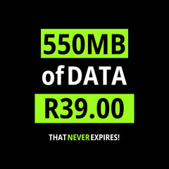 550 MB Data